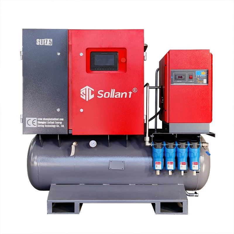 Compresor de aire de velocidad variable 4 en 1 integrado Sollant de 7,5 kW